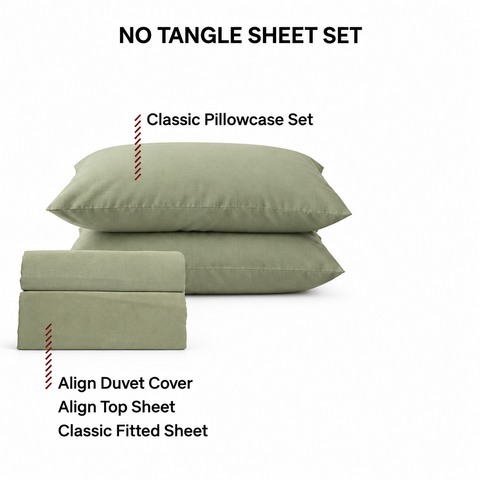 Align Linen Viscose 5 Piece Sheet Set